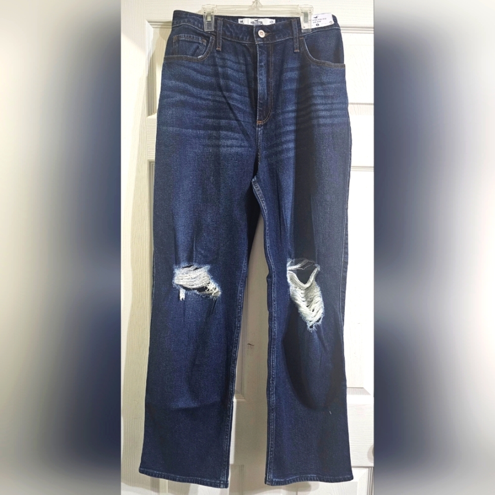 Hollister Curvy Ultra High Rise Dad Jean